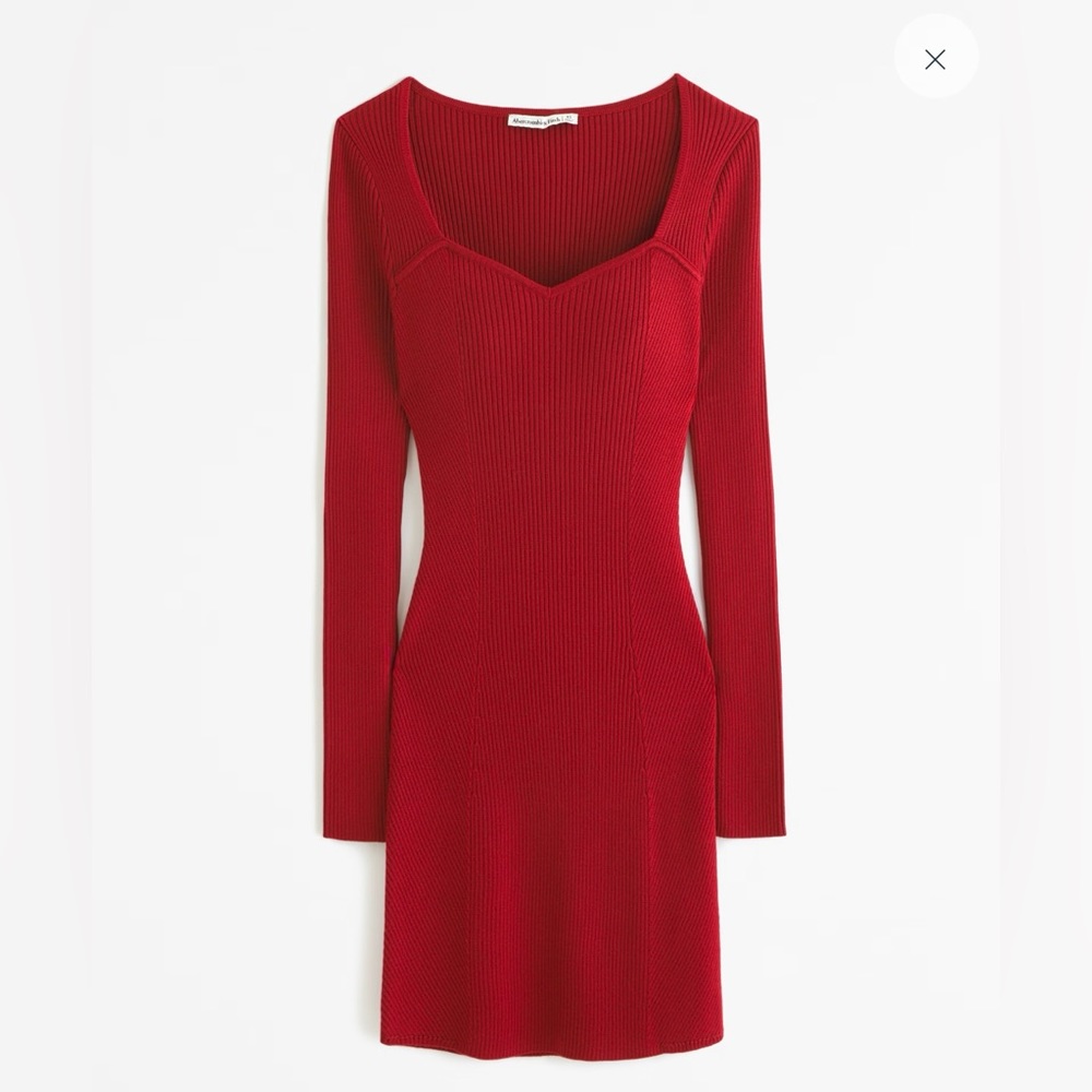 NWT! Red Sweater Dress